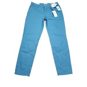 Curve Appeal Twill Minimalist Jegging Pants Stretch Blue Women's 8 29